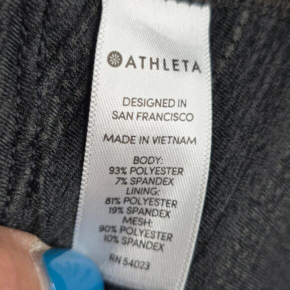 Athleta High Rise SzSm Swagger Skirt/Skort-Iron Gray layeredskort Active Running - Picture 10 of 11